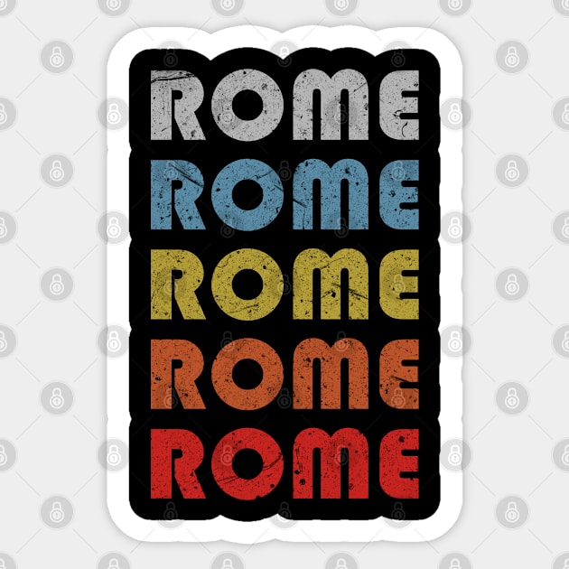 Rome trip destination gift Sticker by SerenityByAlex